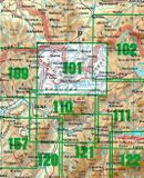 Turistická mapa 101 Kysucké Beskydy – Veľká Rača 1 : 50 000