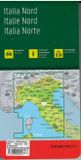 Automapa Taliansko-sever / Italien Nord 1: 500 000
