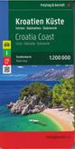 Automapa Chorvátske pobrežie 1 : 200 000