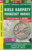 Biele Karpaty, Považský Inovec Turistick8 mapa 481 1:40000
