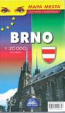 Brno mapa mesta 1 : 20 000
