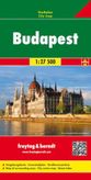 Budapašť - plán mesta 1 : 27 500