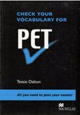 Check your vocabulary for PET