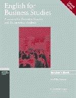 English for Business Studies Teacher's book: A Course for Business Studies and Economics Students