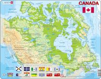 LARSEN Puzzle Canada 100 dielikov