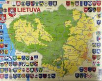 LARSEN Puzzle Litva / Lietuva 70 dielokov