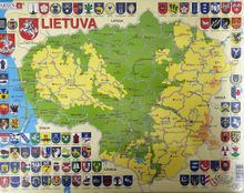 LARSEN Puzzle Litva / Lietuva 70 dielokov