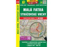 Malá Fatra, Strážovské vrchy 1:40.000 turistická mapa
