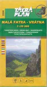 Malá Fatra - Vrátna 1:25 000 turistická mapa