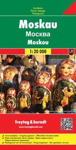 Moskva/Moscou/Moskau plán mesta 1 : 20 000
