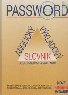 Password anglický výkladový slovník so slovenskými ekvivalentmi