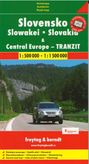 Slovensko - Central Europe - tranzit 1:500 000 1:1 500 000