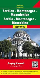 Srbsko-Čierna Hora automapa 1 : 500 000
