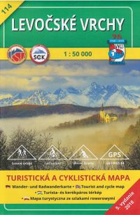 Turistická mapa 114 Levočské vrchy 1 : 50 000
