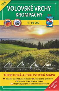 Turistická mapa 125 Volovské vrchy - Krompachy 1 : 50 000