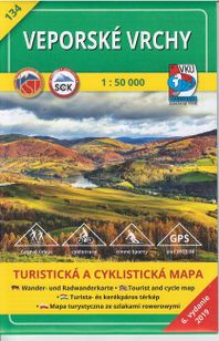 Turistická mapa 134 Veporské vrchy 1 : 50 000