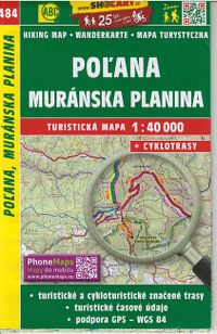 Turistická mapa Poľana / Muránska planina 1 : 100 000 TM 484