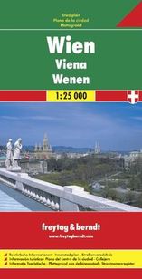 Viedeň/Wien - plán mesta 1:25 000