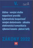 Zákony V. A / 2022 - Verejná správa, Štátna a verejná služba